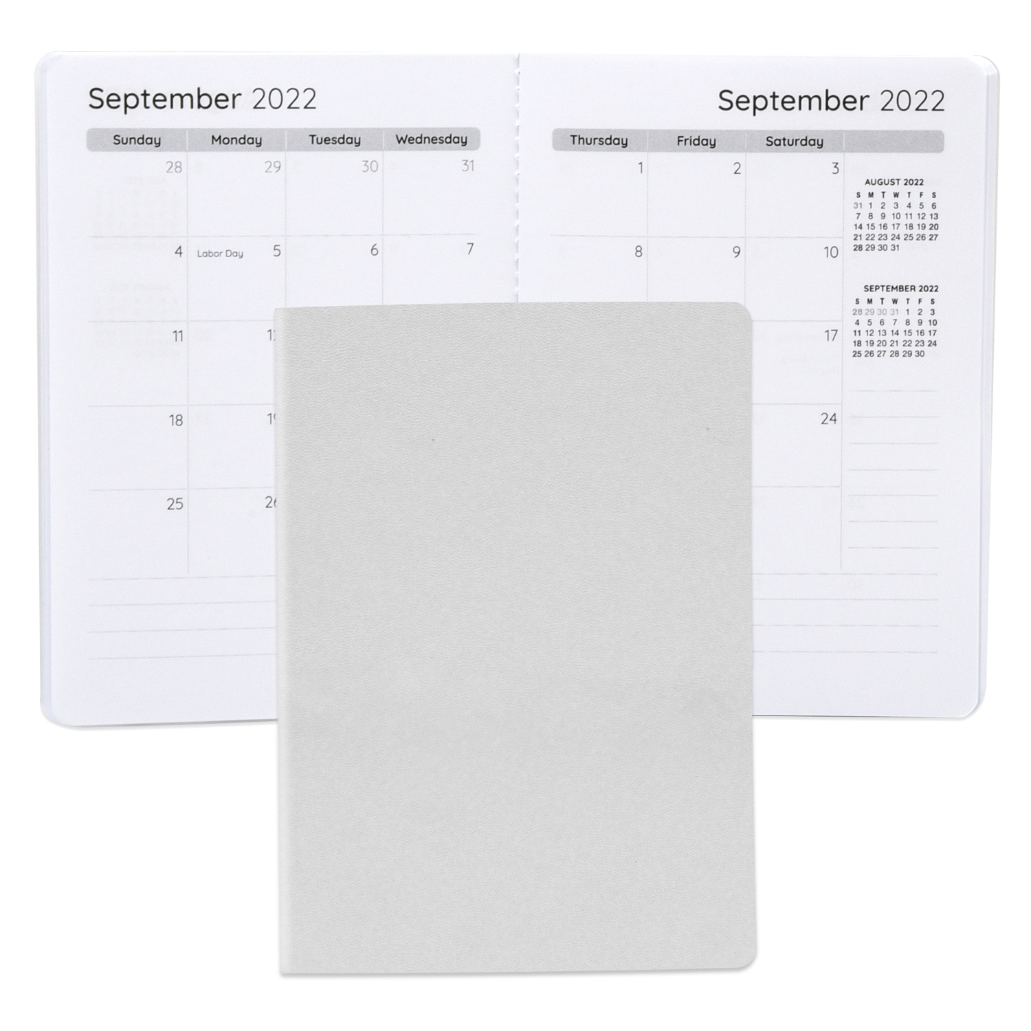 Senzabrite Faux Leather Commuter Monthly Planner 2