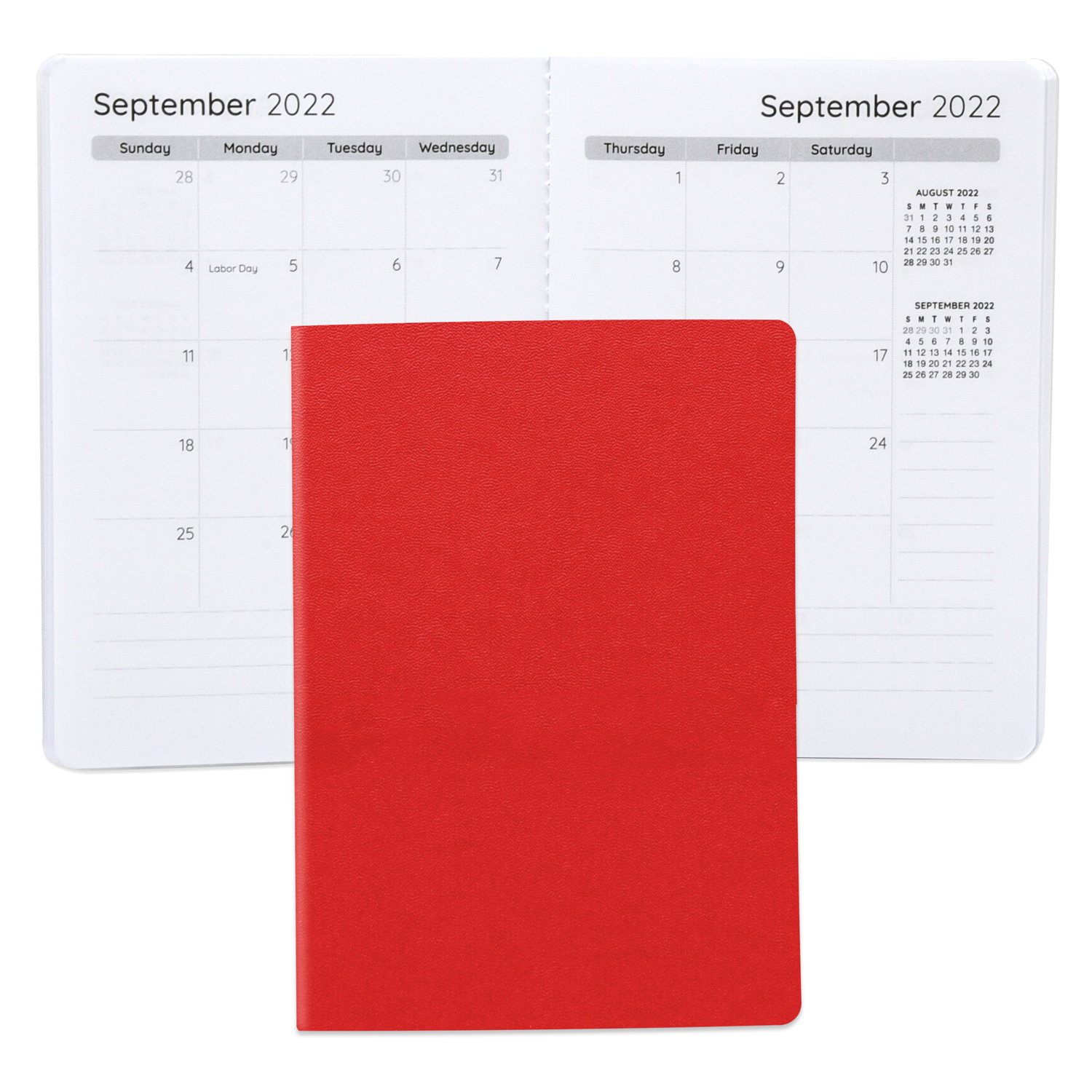 Senzabrite Faux Leather Commuter Monthly Planner 2