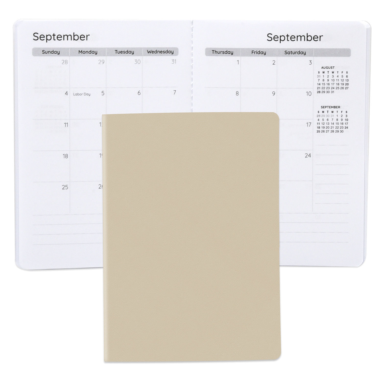 Senzabrite Faux Leather Commuter Monthly Planner 2
