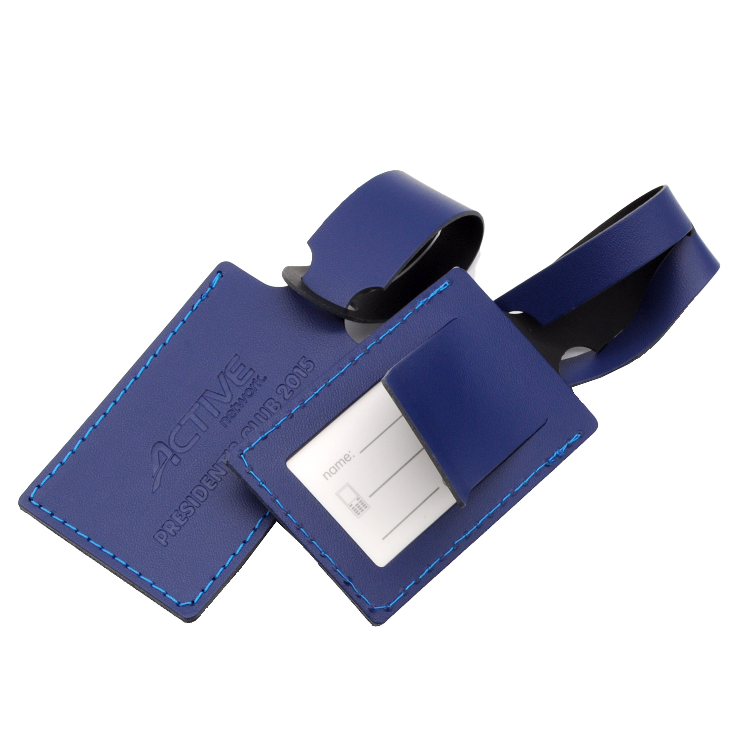 Modern Leather Luggage Tag 1