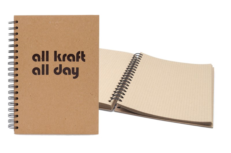 7" x 9" All Kraft Recycled Spiral Journal 1 7" x 9" All Kraft Recycled Spiral Journal 1