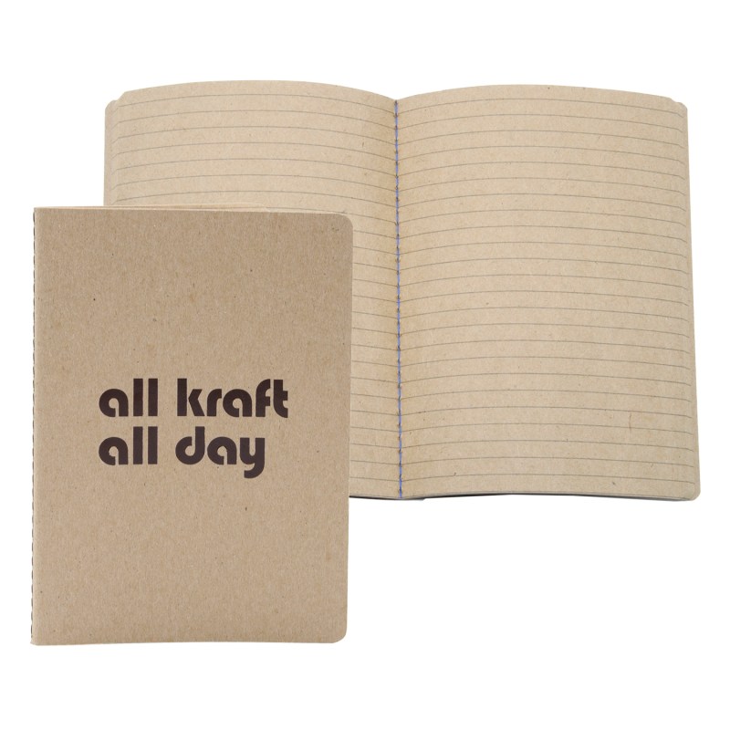 3.5" x 5" All Kraft Commuter Stitched Journal 1 3.5" x 5" All Kraft Commuter Stitched Journal 1