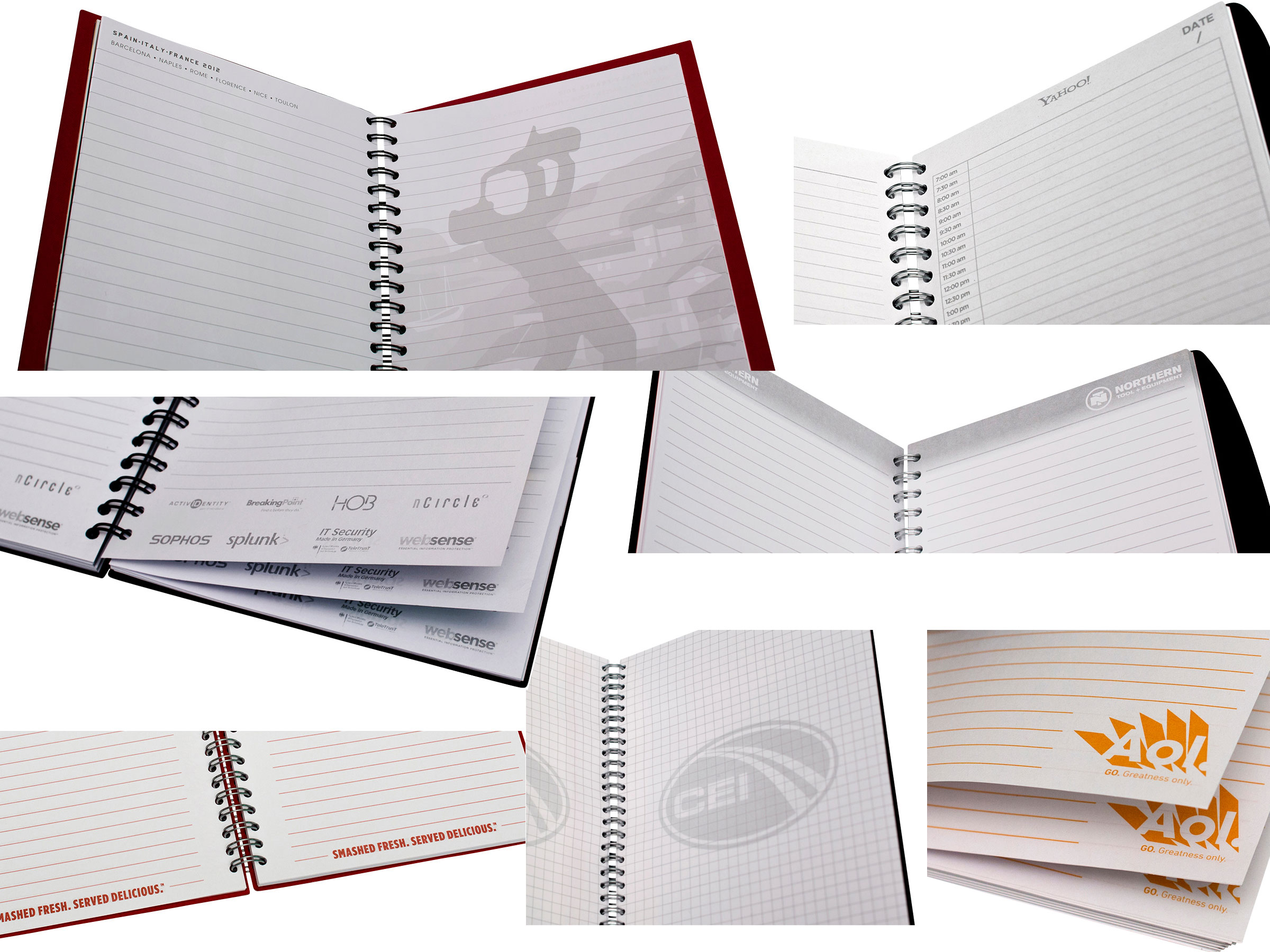 5" x 7" Classic Spiral Journal Notebook 1
