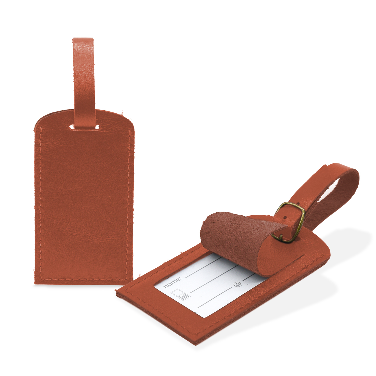 Outpost Leather Luggage Tag 2
