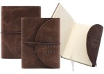 4.75" x 6.75" Leather Perfect Flap Book Bound Journal 1 4.75" x 6.75" Leather Perfect Flap Book Bound Journal 1