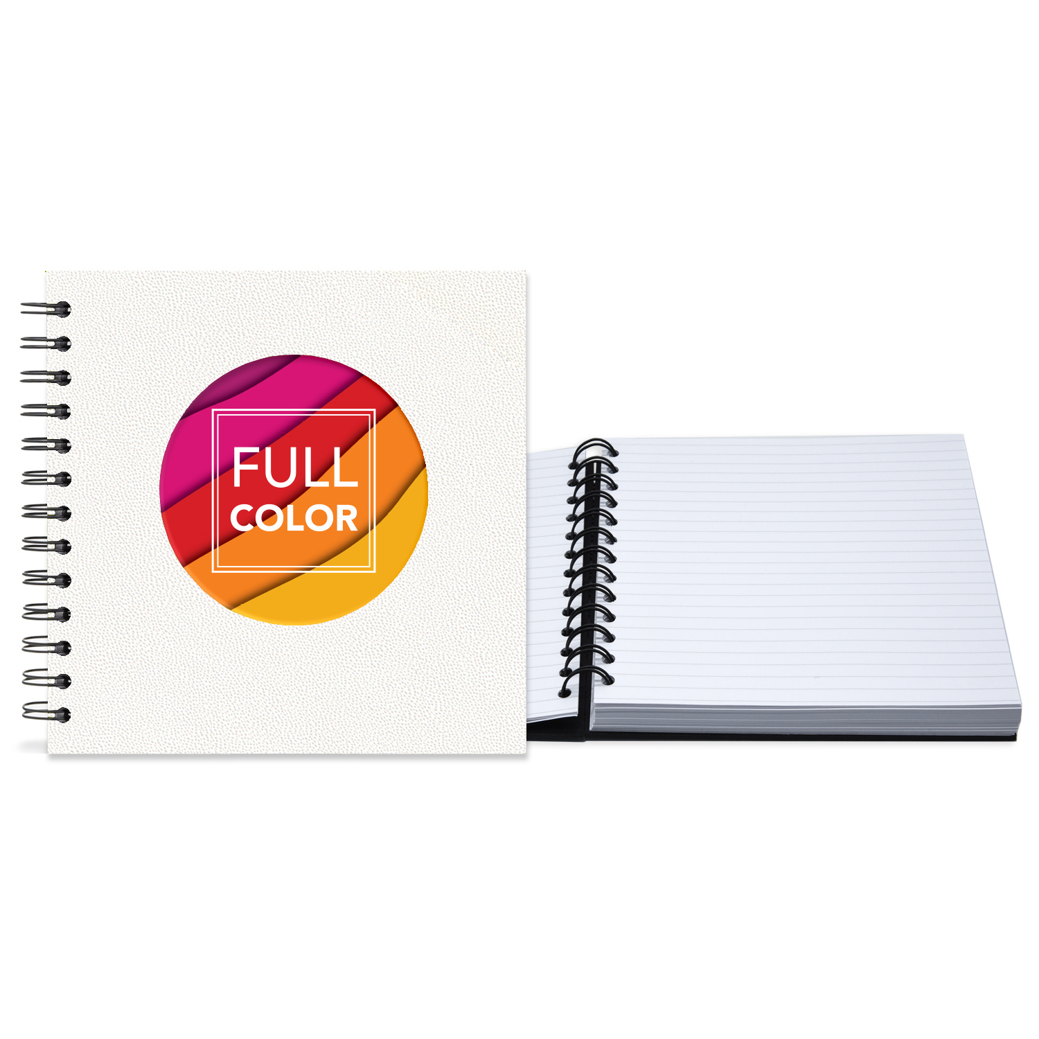 7" x 7" Senzabrite Window Spiral Journal 1