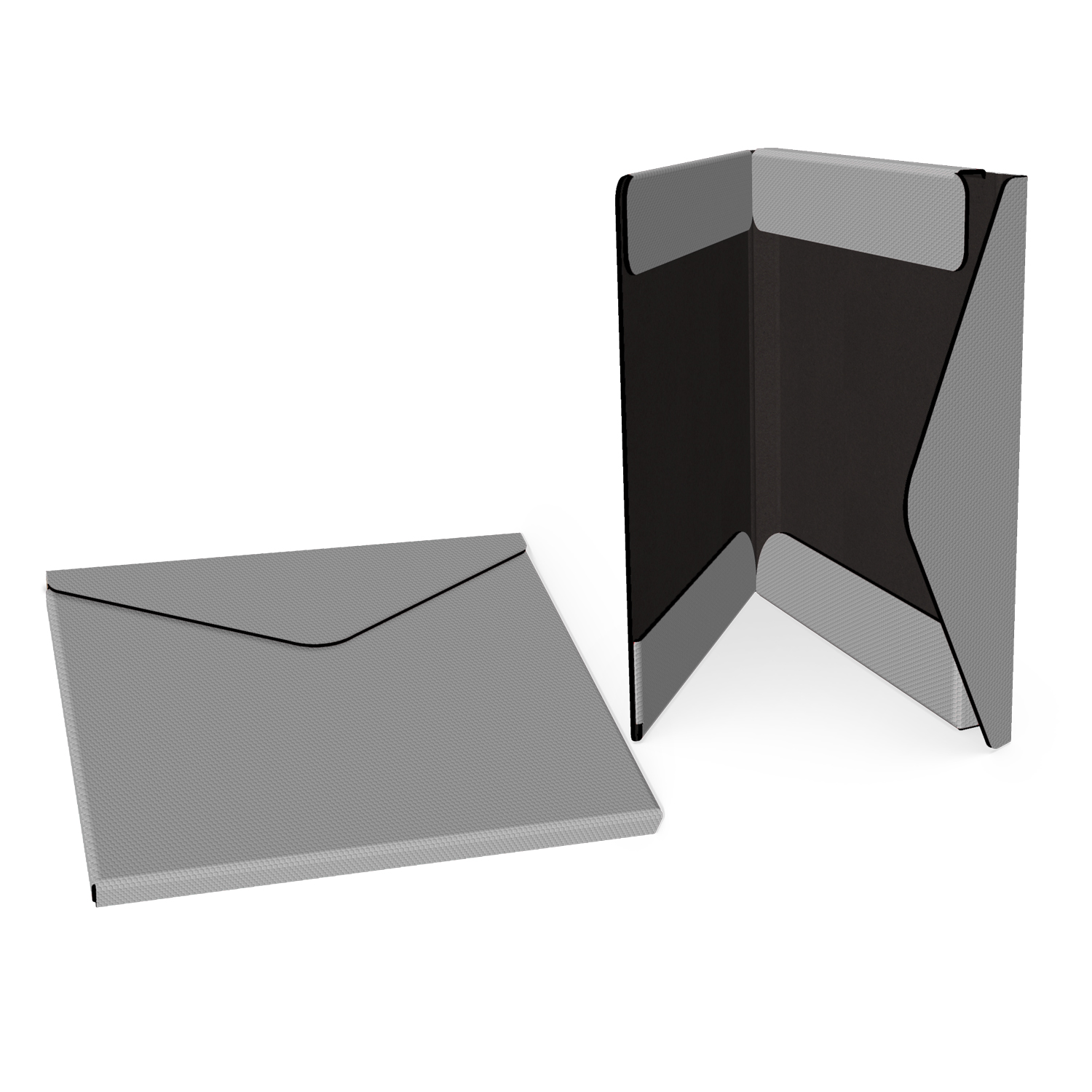 Portfolio 2 Pocket Folder w/ Snap or Velcro (12.5"x10"x0.75") 1