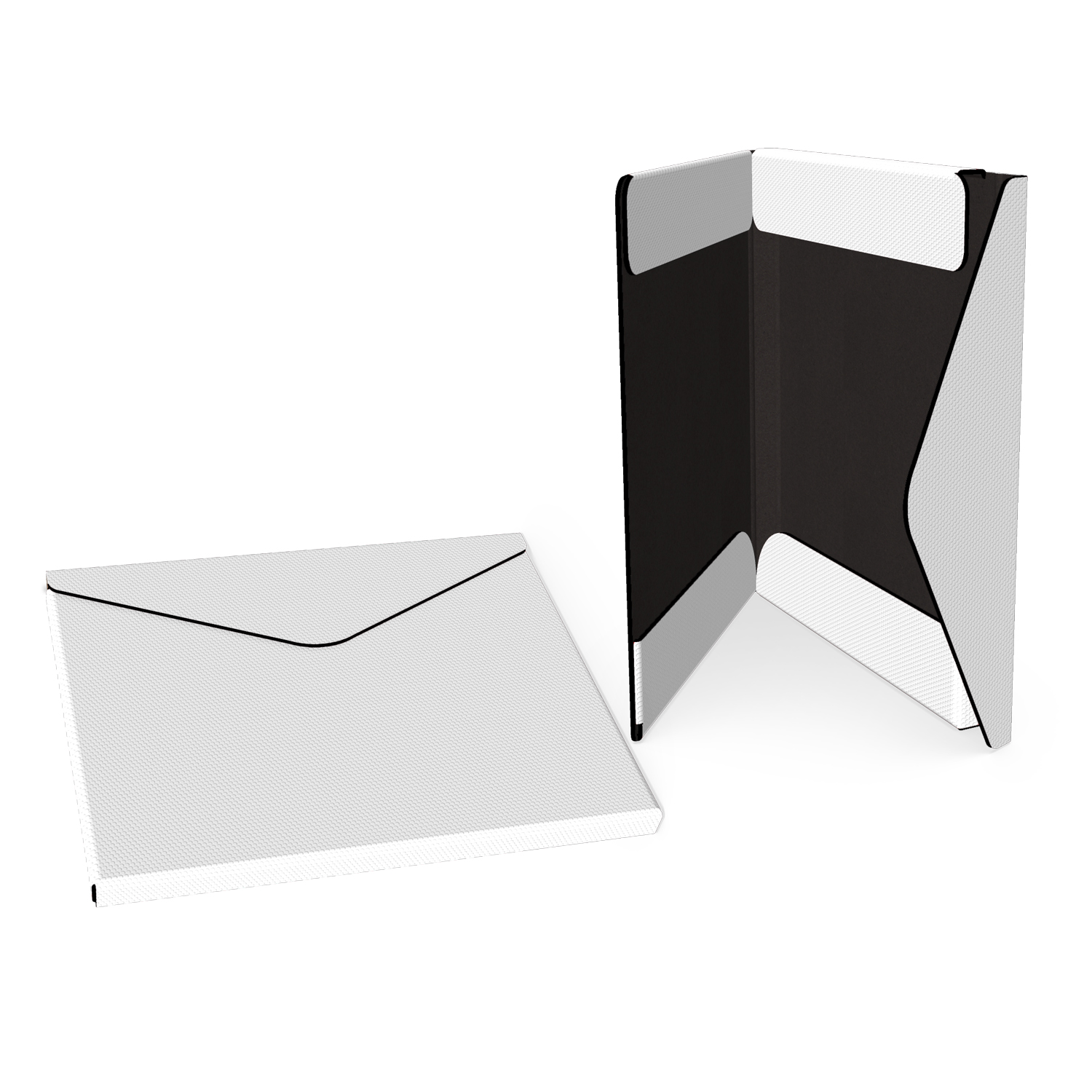 Portfolio 2 Pocket Folder w/ Snap or Velcro (12.5"x10"x0.75") 1