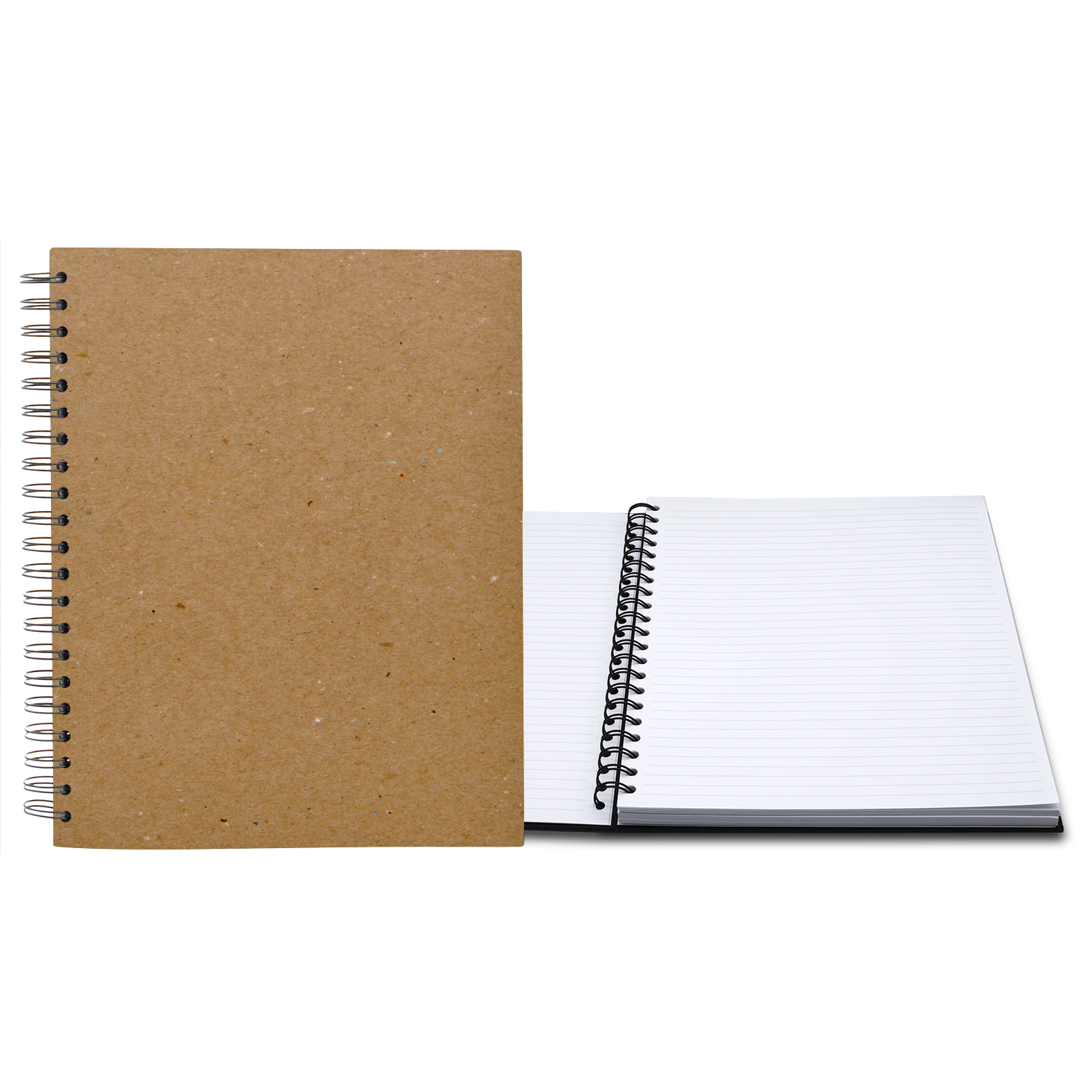 8.5" x 11" Recycled Spiral Journal 1