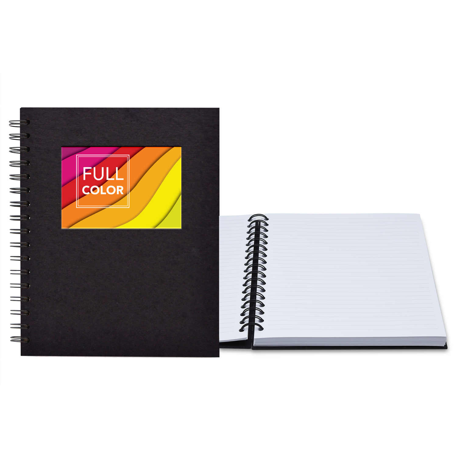 7" x 9" Window Spiral Journal 1