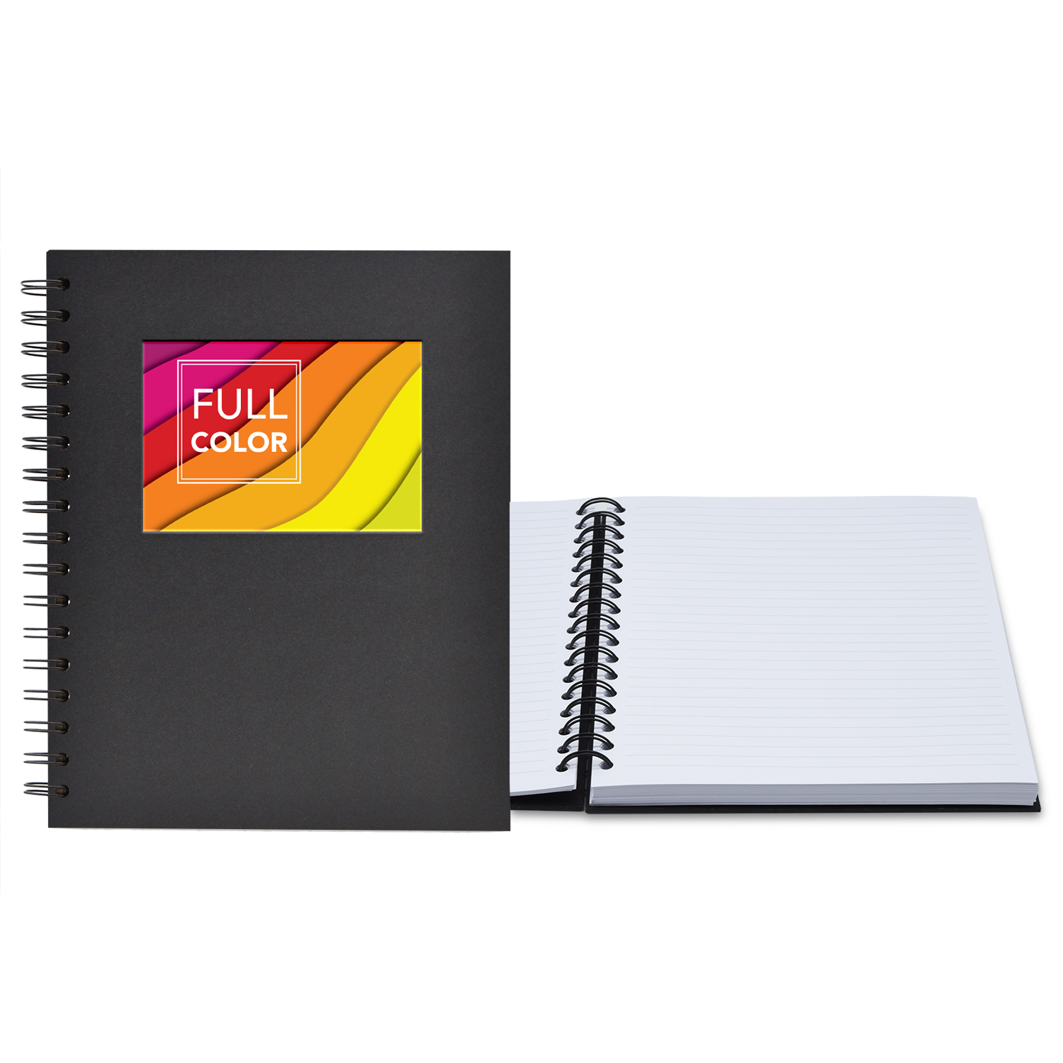 7" x 9" Window Spiral Journal 1