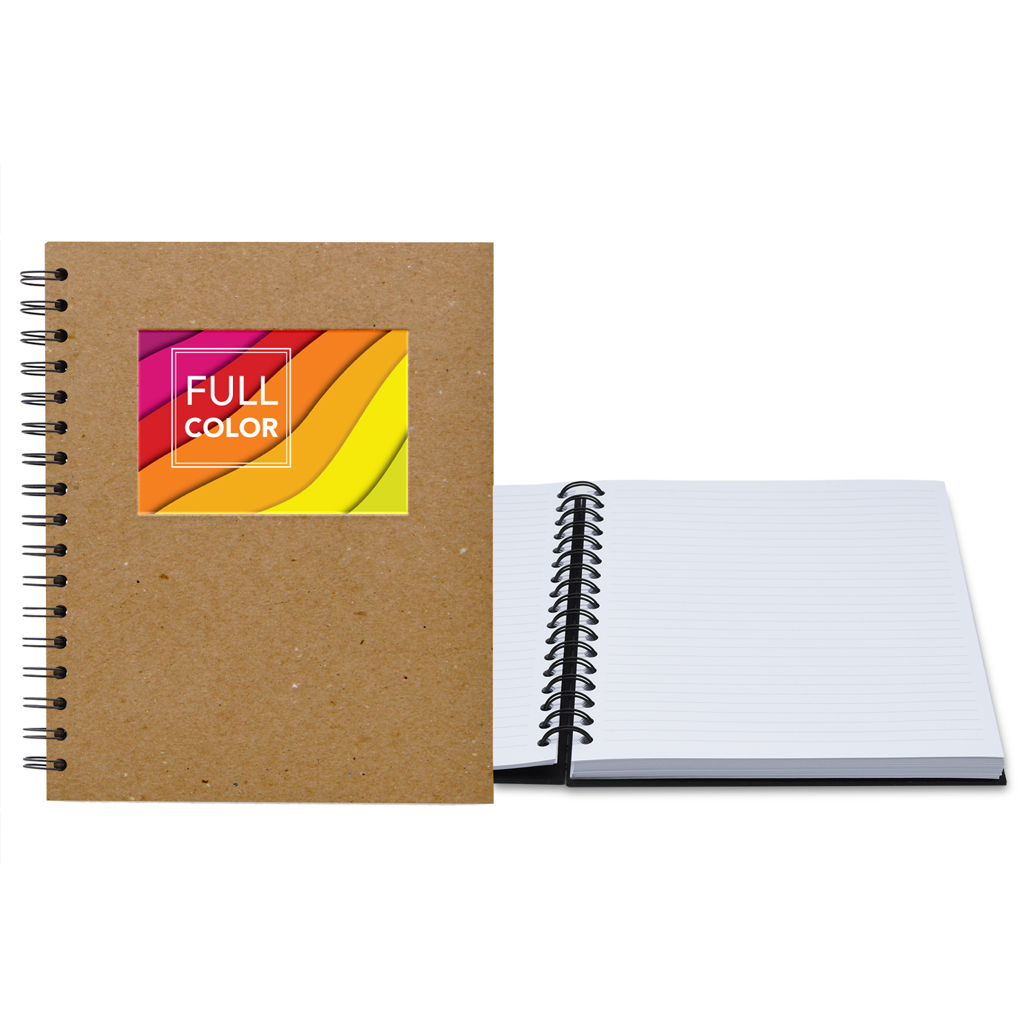 7" x 9" Window Spiral Journal 1
