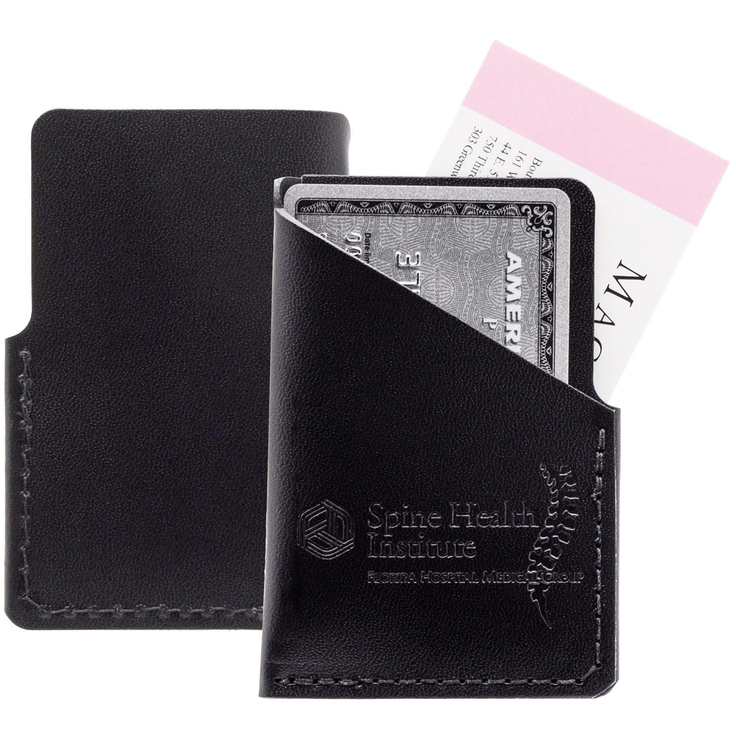 Vertical Leather Business Cards Wallet 1