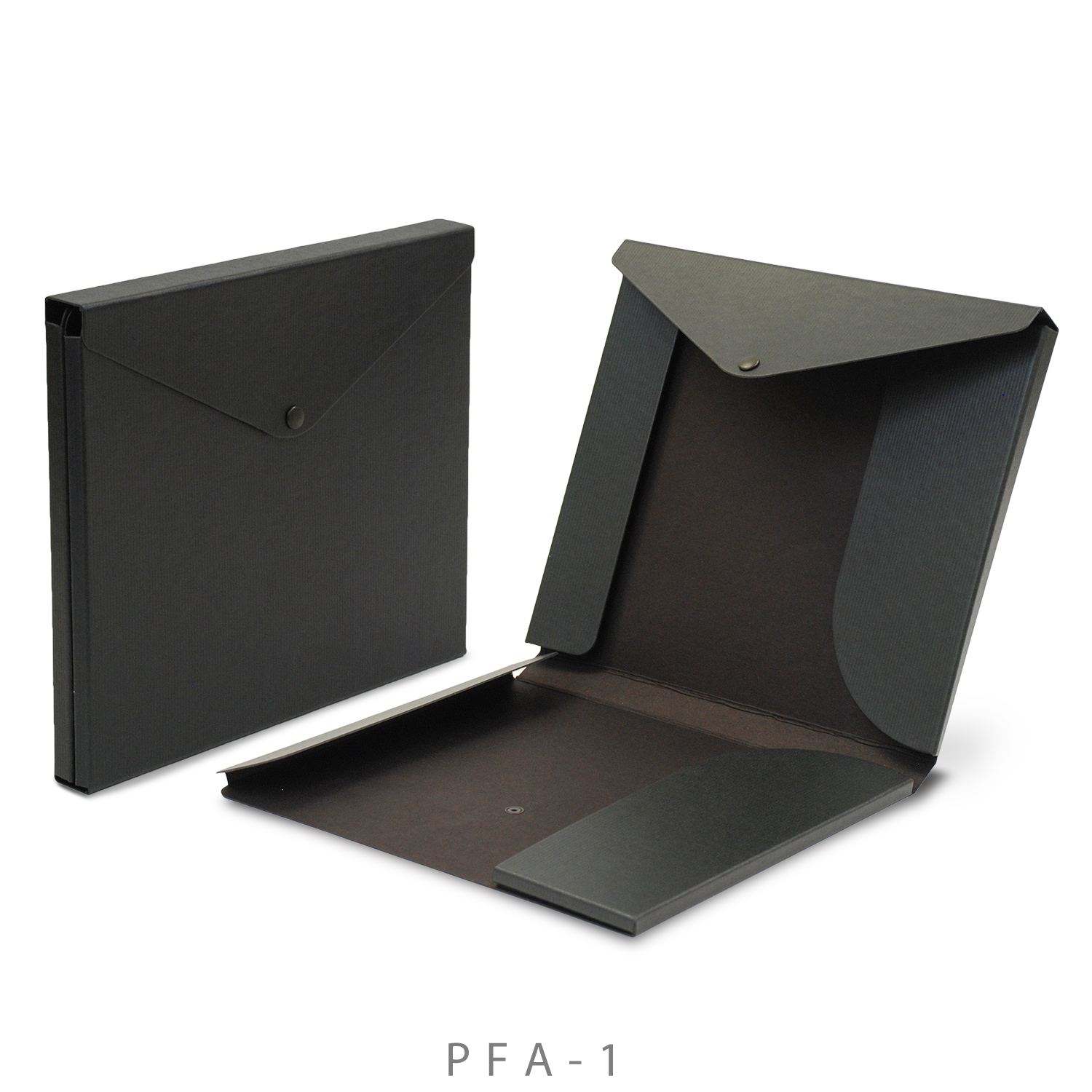 Portfolio 2 Pocket Folder w/ Snap or Velcro (10"x12"x1.125") 1