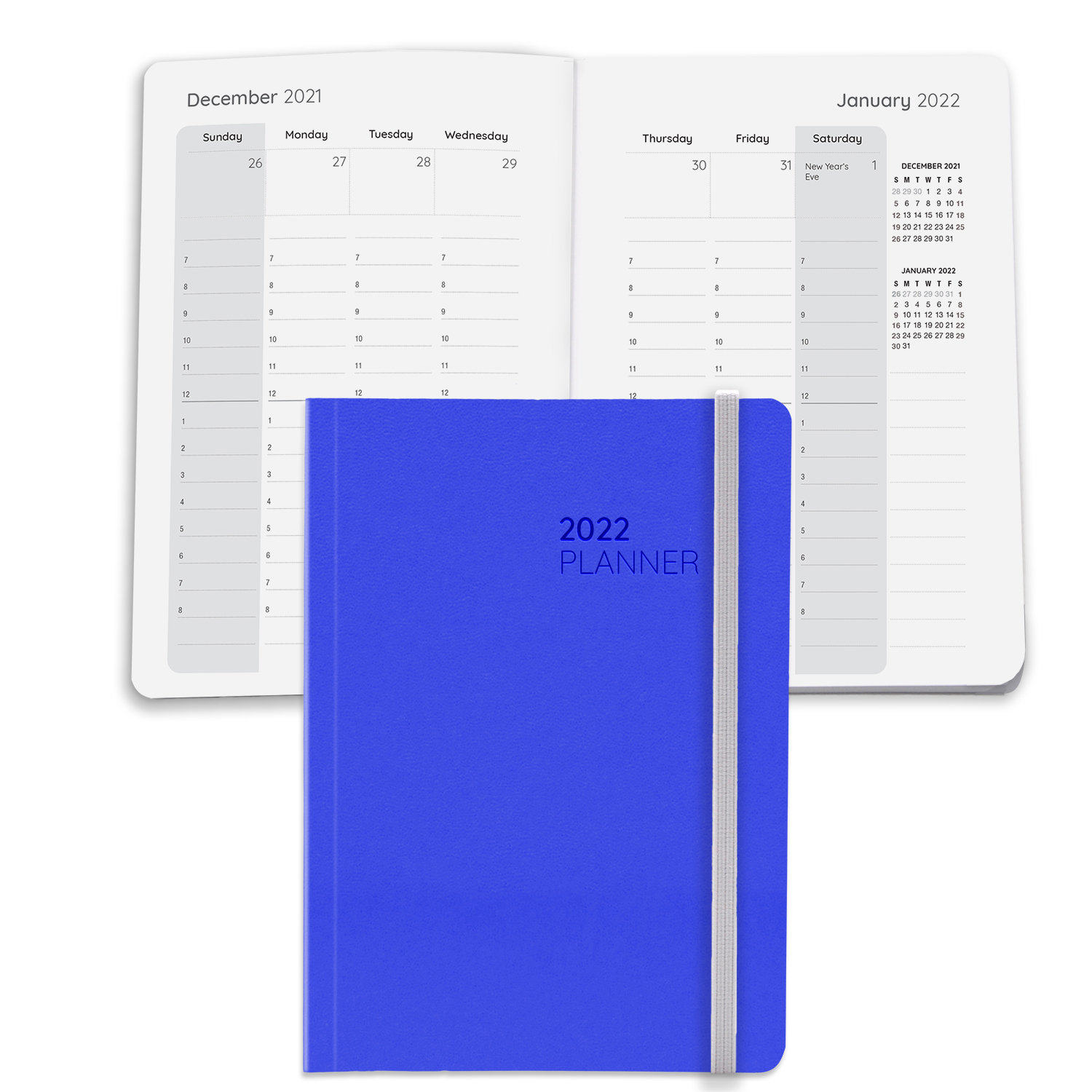 Senzabrite Faux Leather Perfect Bound Weekly Planner Journal Book 2