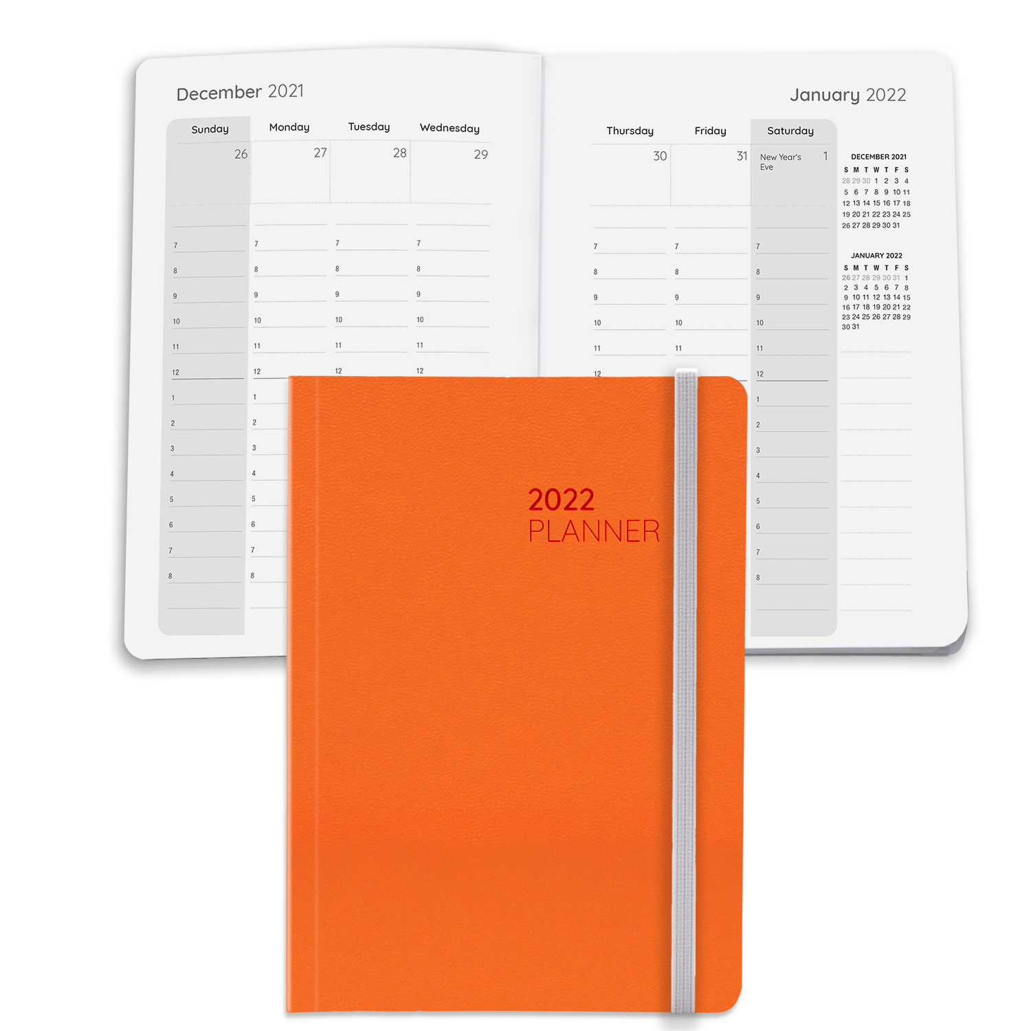 Senzabrite Faux Leather Perfect Bound Weekly Planner Journal Book 2