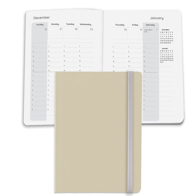 Senzabrite Faux Leather Perfect Bound Weekly Planner Journal Book 2 Senzabrite Faux Leather Perfect Bound Weekly Planner Journal Book 2