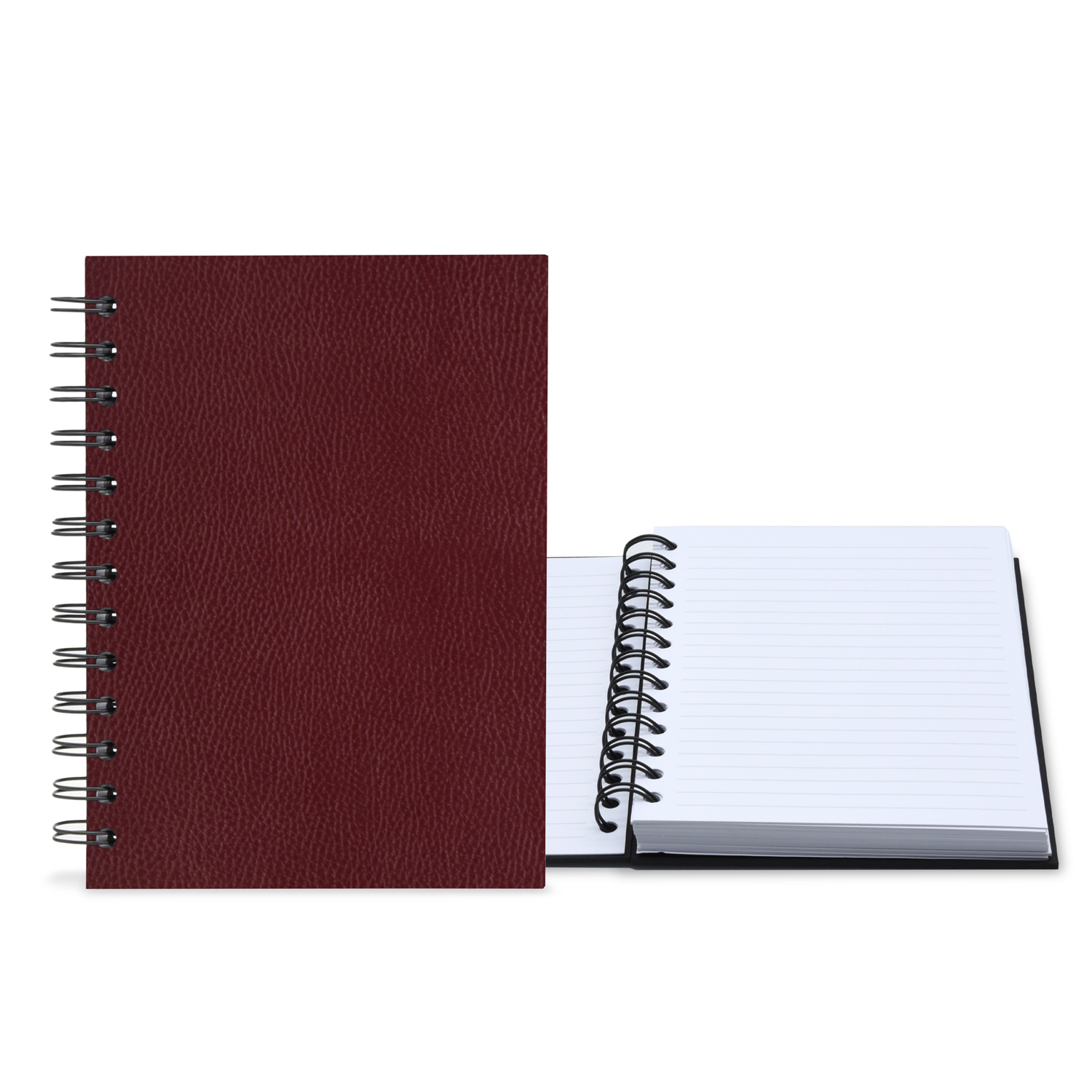 5" x 7" Premium Leather Spiral Journal 1