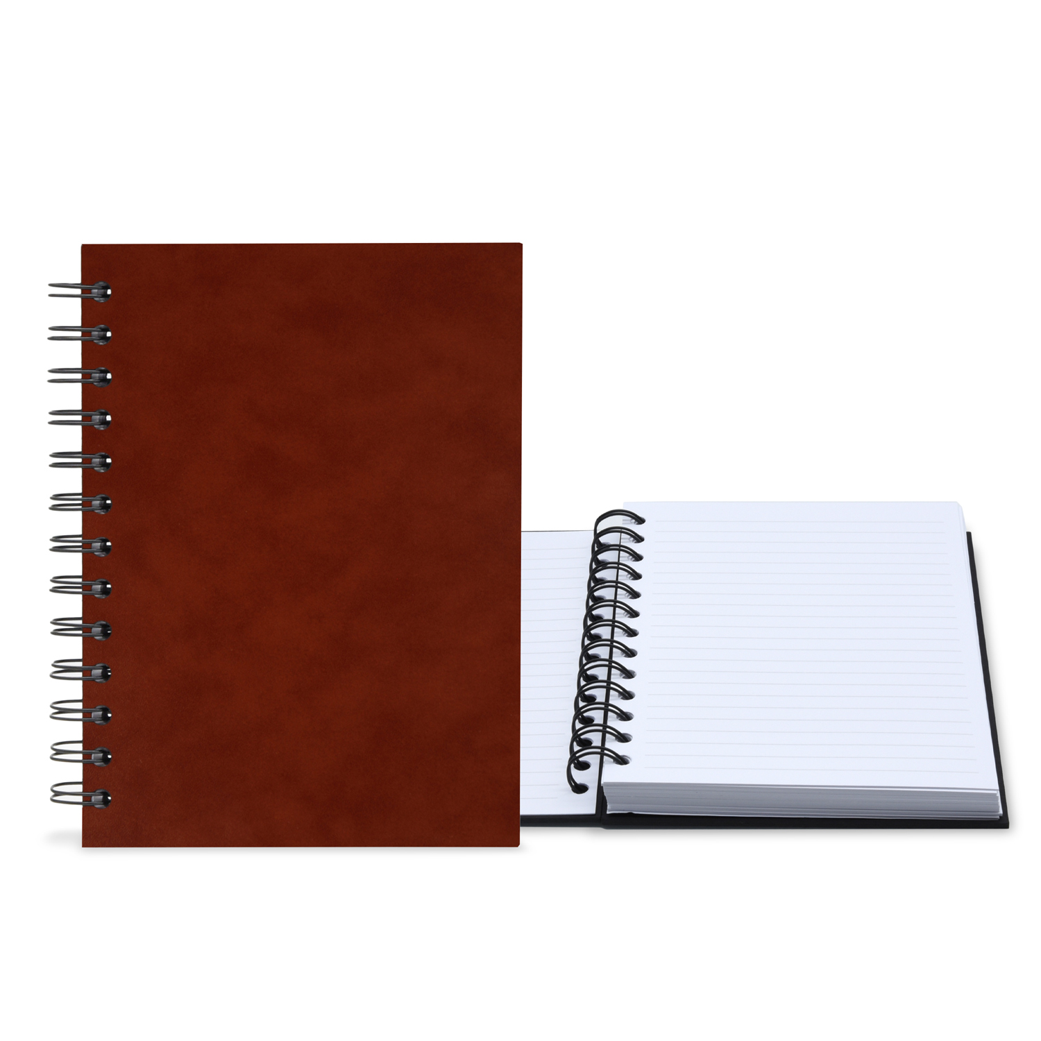 5" x 7" Premium Leather Spiral Journal 1