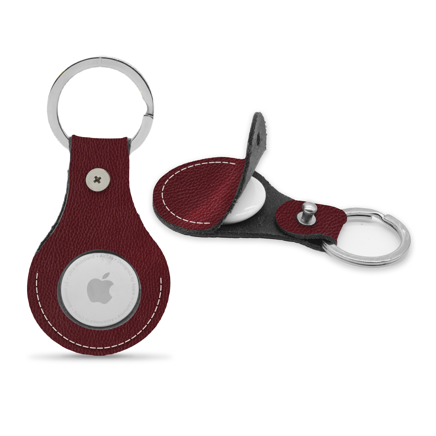 Classic Premium Leather Airtag Holder 2