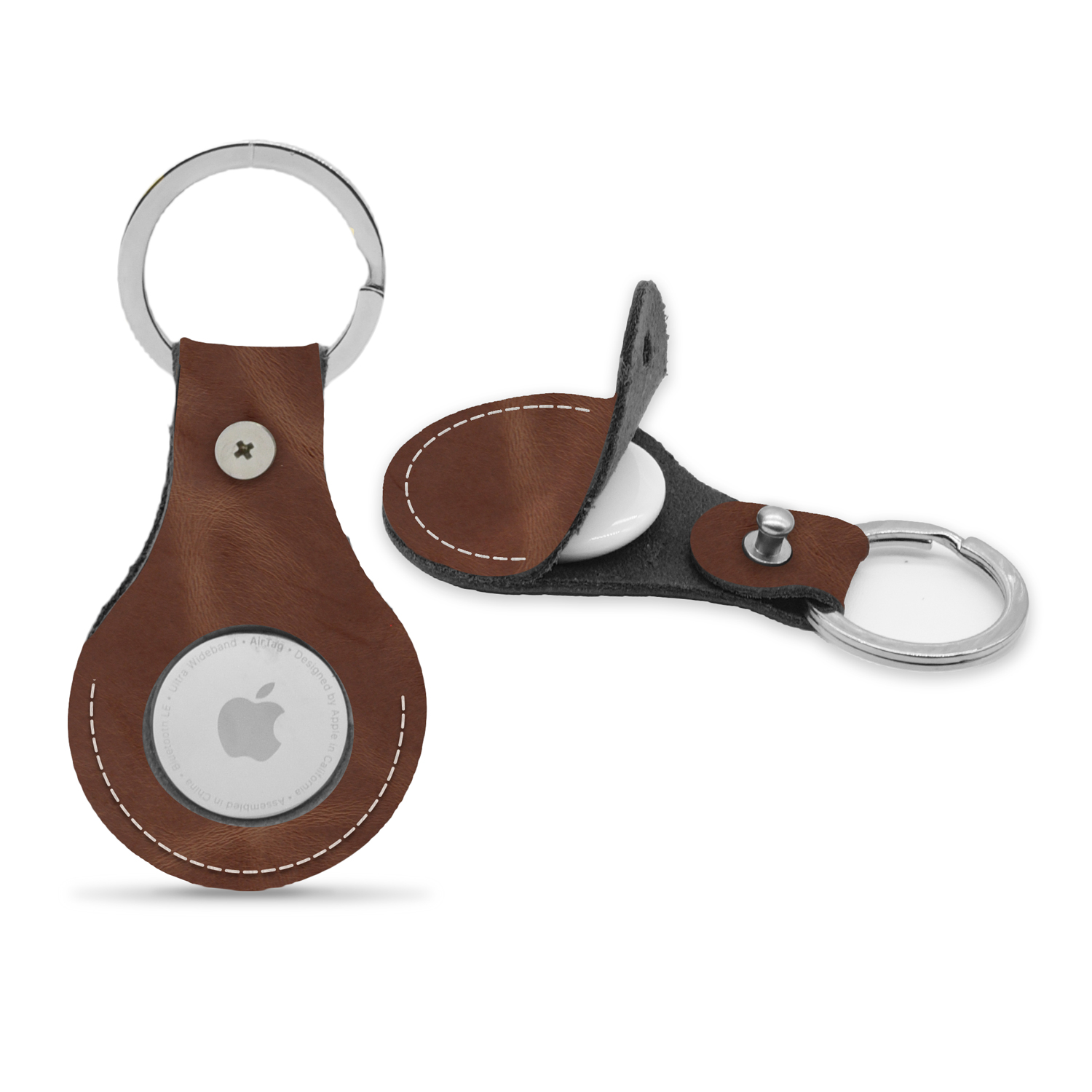 Classic Premium Leather Airtag Holder 2