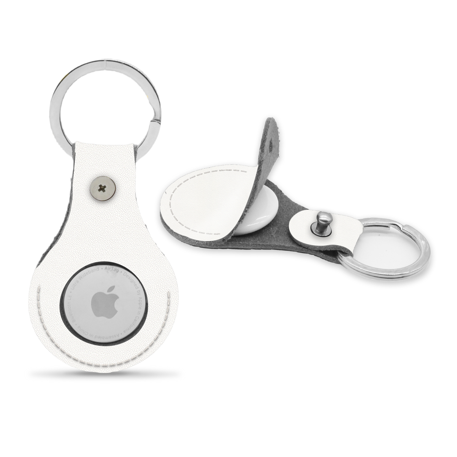Classic Premium Leather Airtag Holder 2