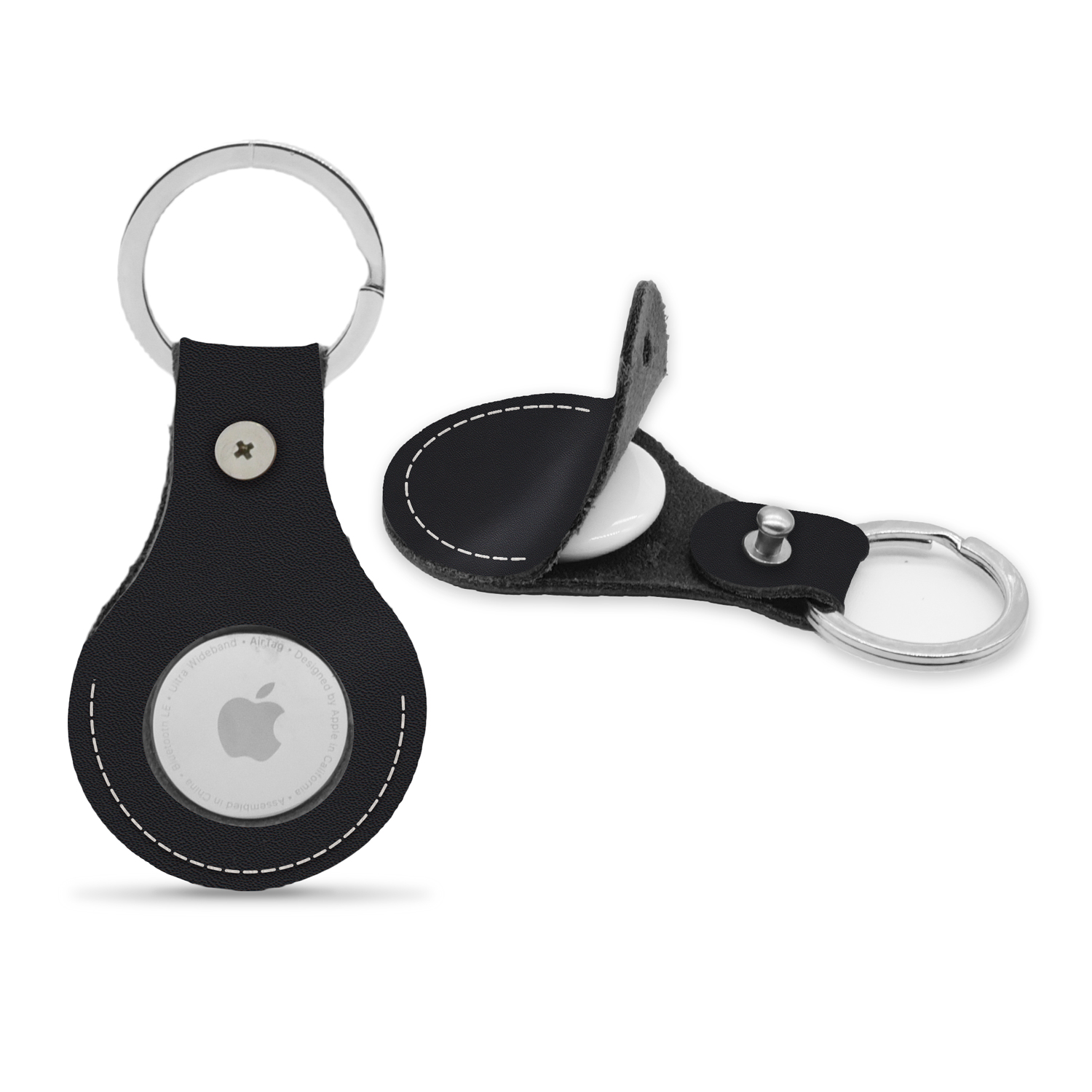 Classic Premium Leather Airtag Holder 2
