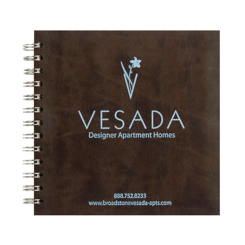 7" x 7" Premium Leather Spiral Journal 1 7" x 7" Premium Leather Spiral Journal 1