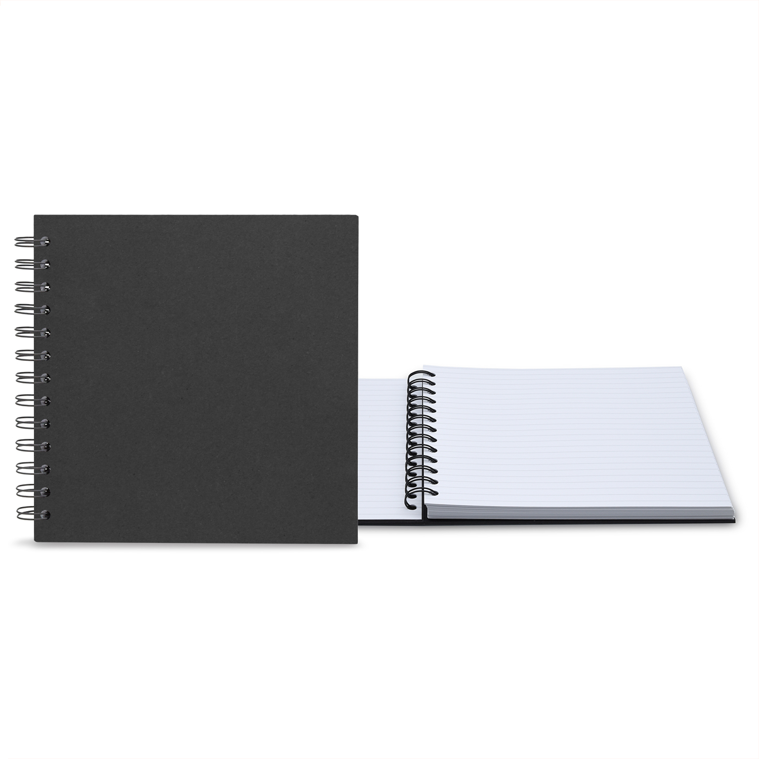 7" x 7" Premium Leather Spiral Journal 1