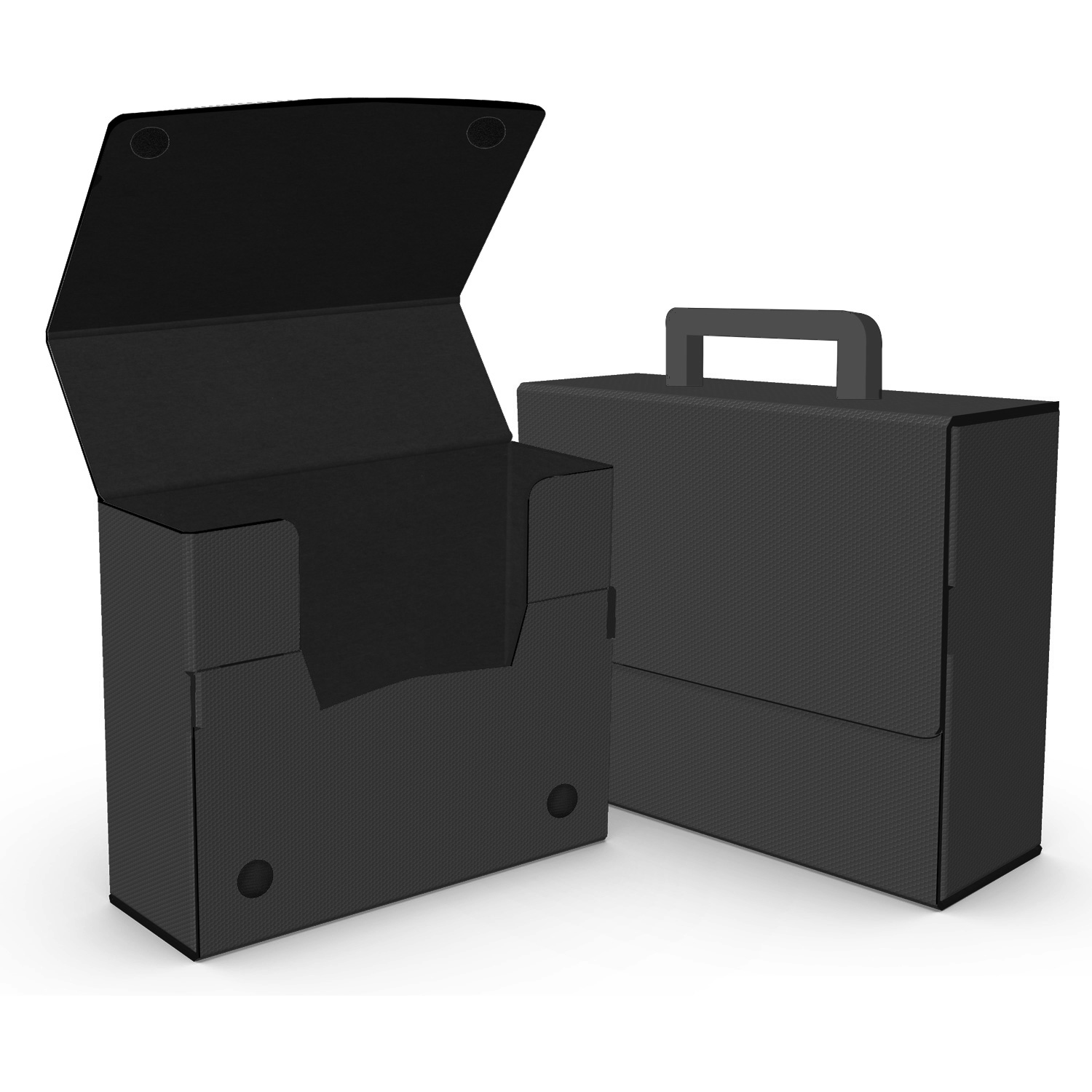 Large Portfolio Briefcase Style w/ Elastic (13"x12"x4") 1