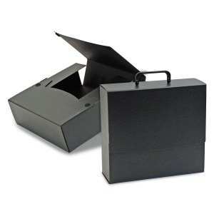 Large Portfolio Briefcase Style w/ Elastic (13"x12"x4") 1 Large Portfolio Briefcase Style w/ Elastic (13"x12"x4") 1