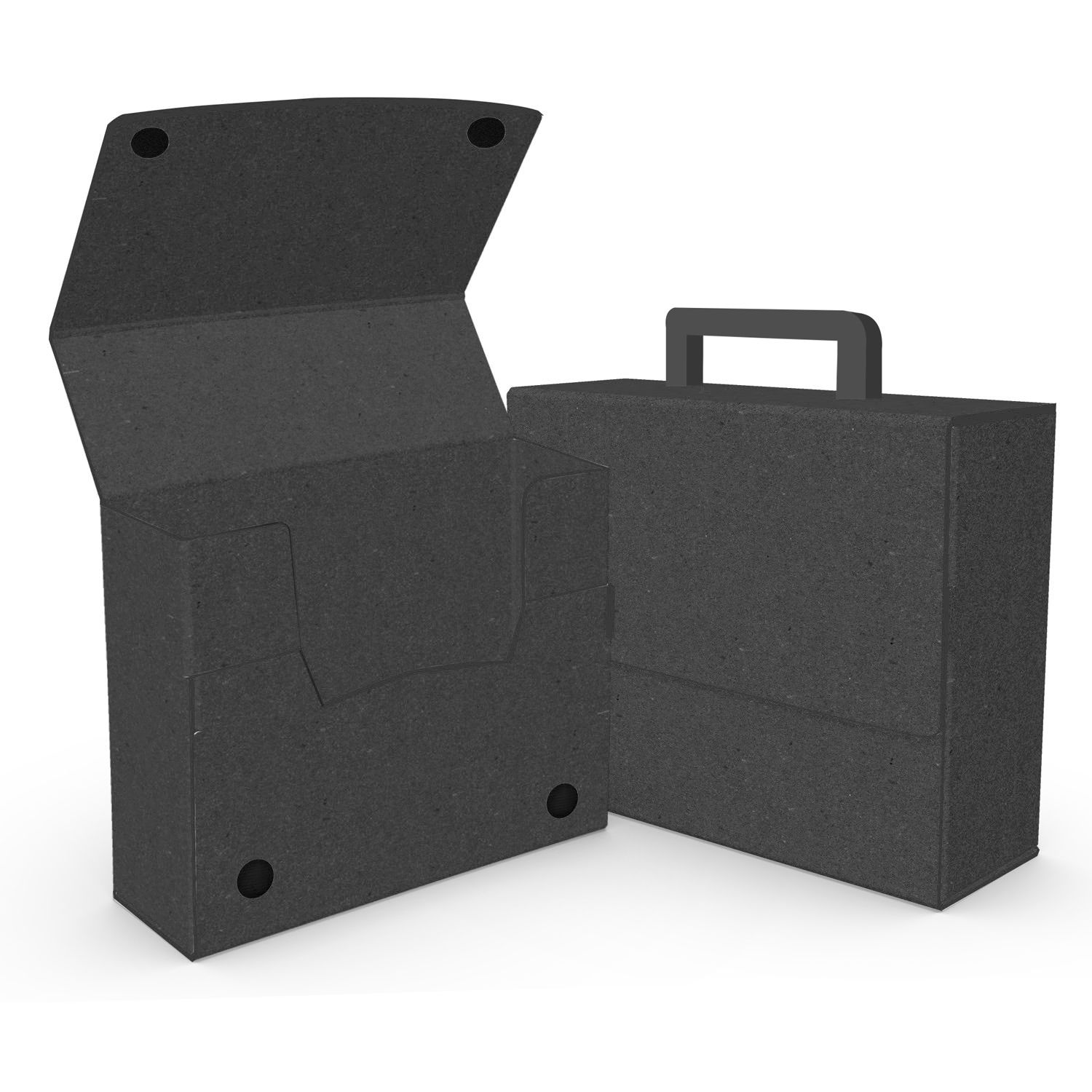Large Portfolio Briefcase Style w/ Elastic (13"x12"x4") 1