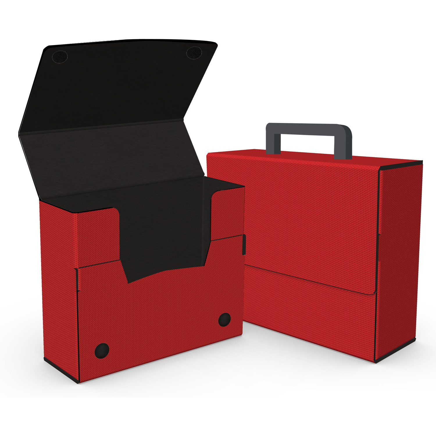 Large Portfolio Briefcase Style w/ Elastic (13"x12"x4") 1