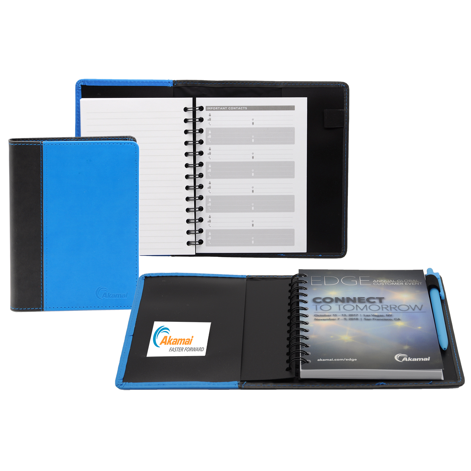 8" x 10.5" Refillable Market St. Spiral Journal Notebook 1