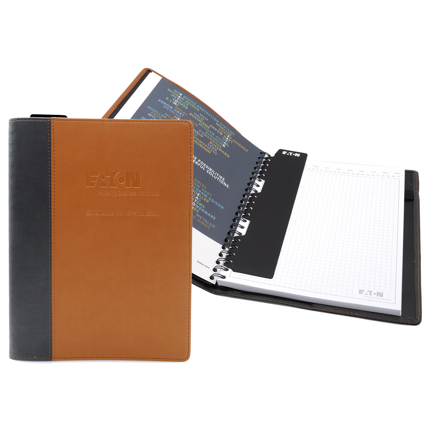 8" x 10.5" Refillable Market St. Spiral Journal Notebook 1