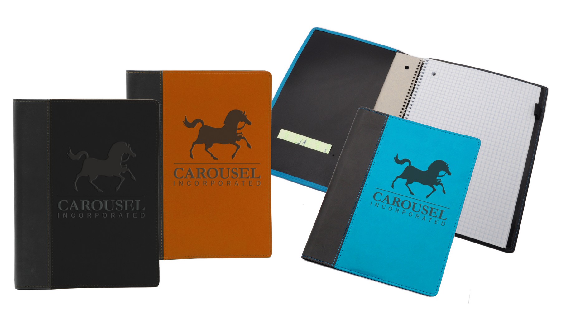 8" x 10.5" Refillable Market St. Spiral Journal Notebook 1