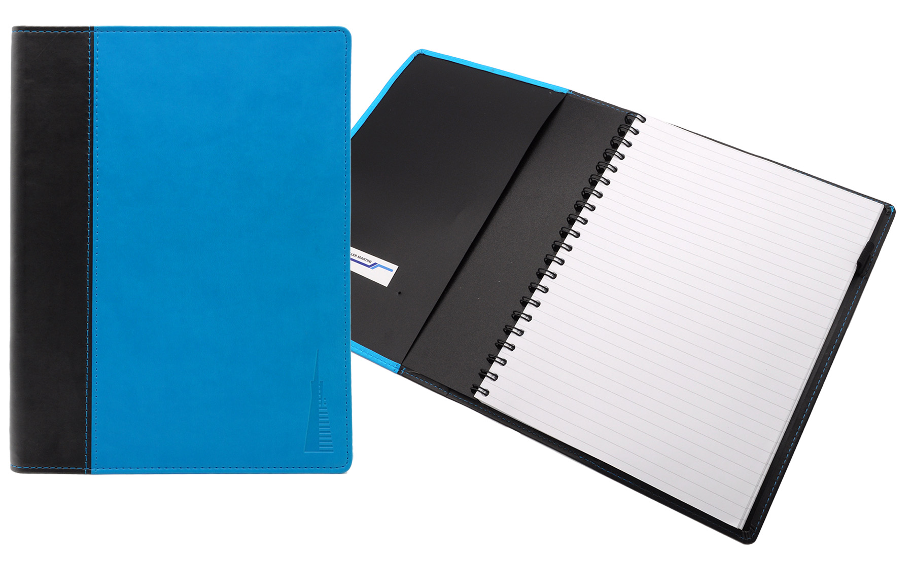 8" x 10.5" Refillable Market St. Spiral Journal Notebook 1