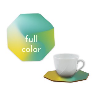 Full Color Modern Octogonal Leather Coasters 1 Full Color Modern Octogonal Leather Coasters 1