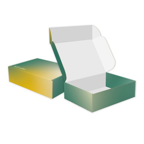 E-flute Full Color Custom Mailer Boxes - 11.75" x 9" x 3.5" 1 E-flute Full Color Custom Mailer Boxes - 11.75" x 9" x 3.5" 1