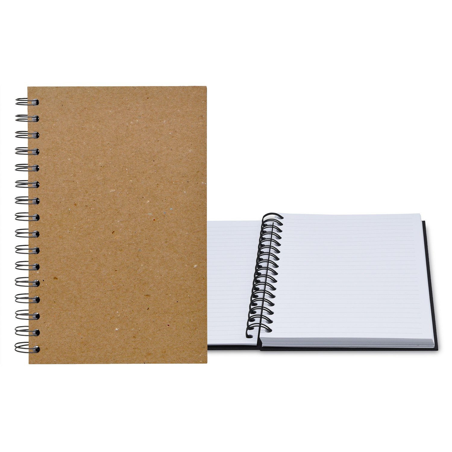 5.25" x 8.25" Recycled Spiral Journal 1