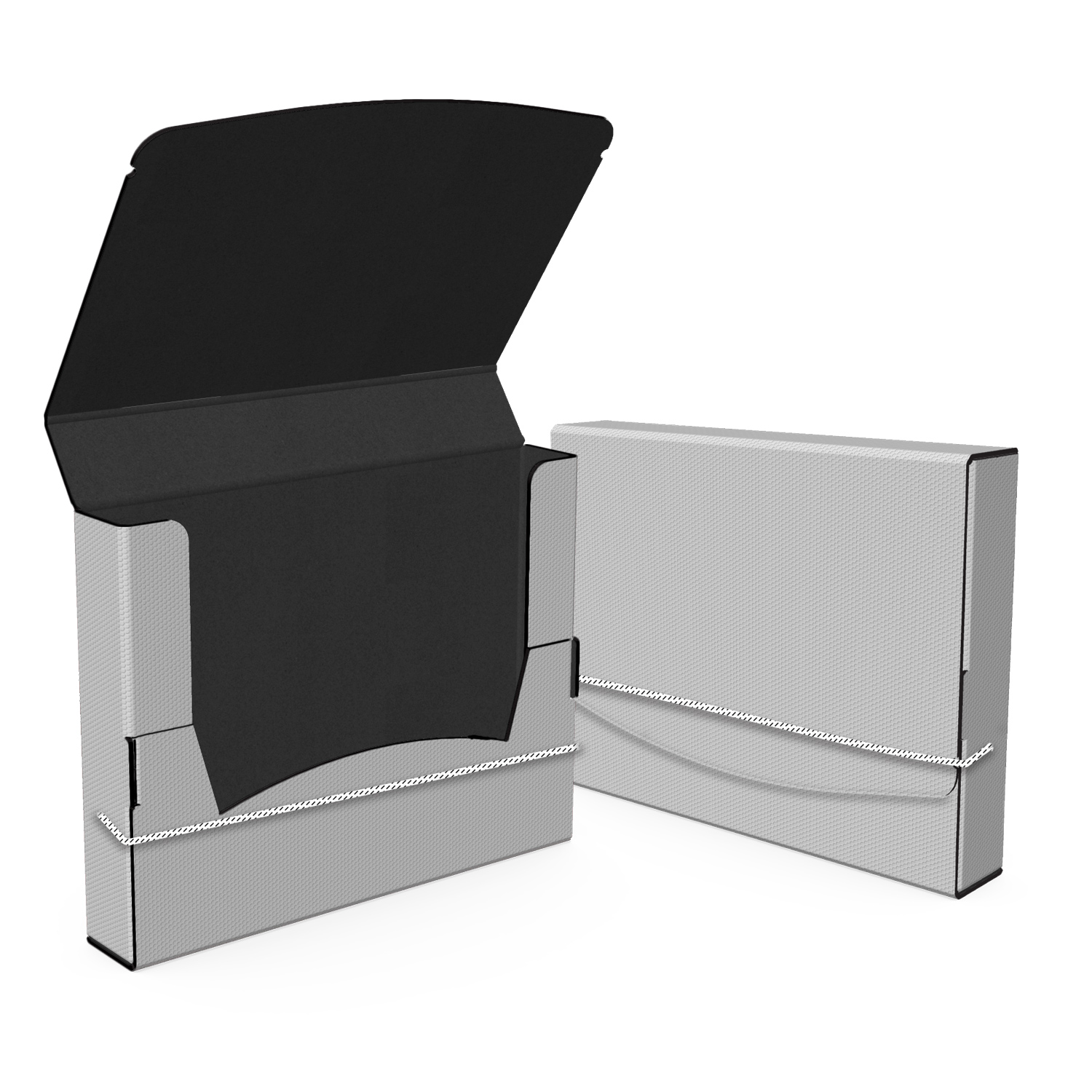 Medium Portfolio w/ Elastic (12.25"x9.50"x2") 1