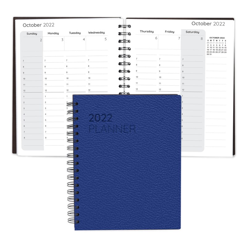 Leather Spiral Weekly Planner 1 Leather Spiral Weekly Planner 1