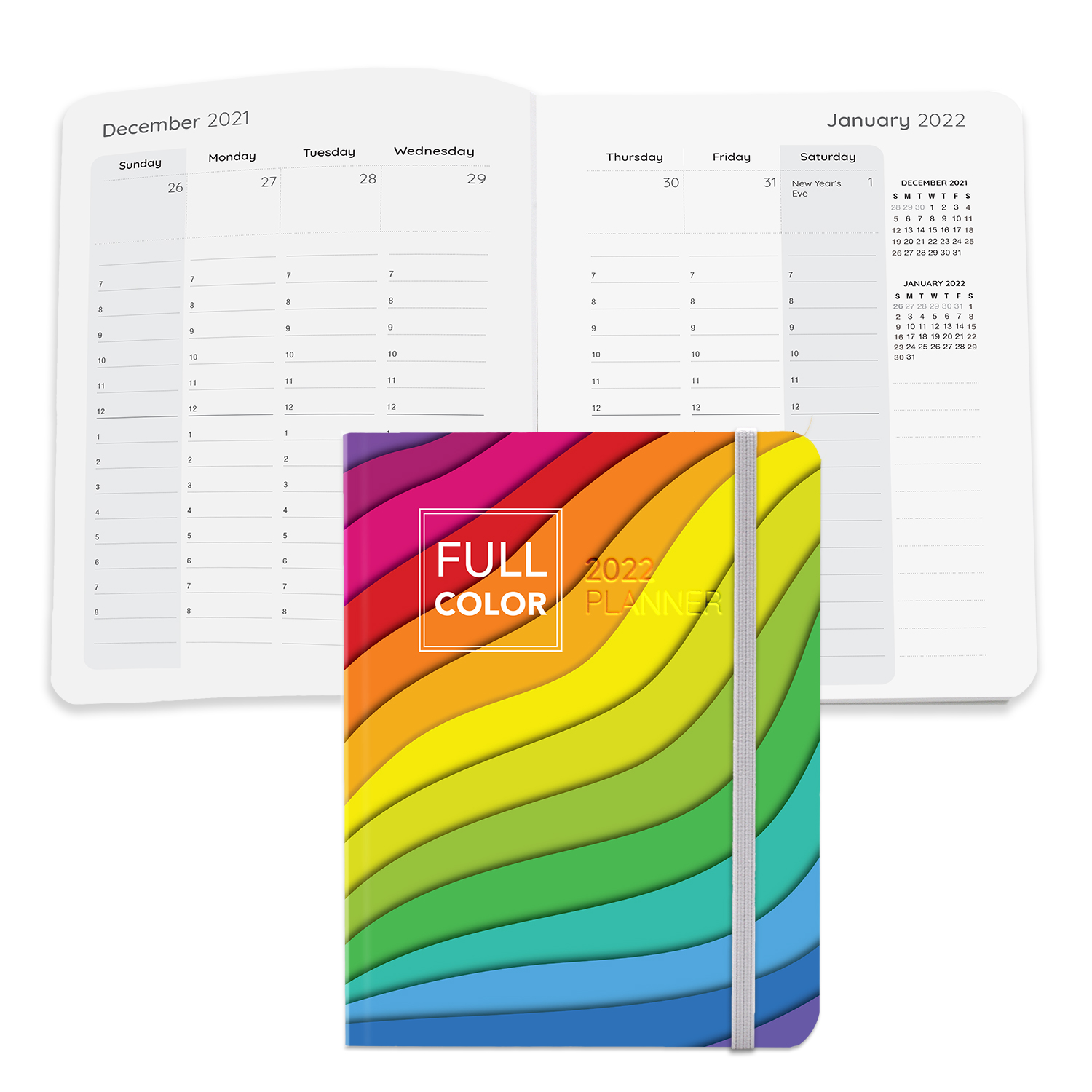 Full Color Perfect Bound Weekly Planner Journal Book 1