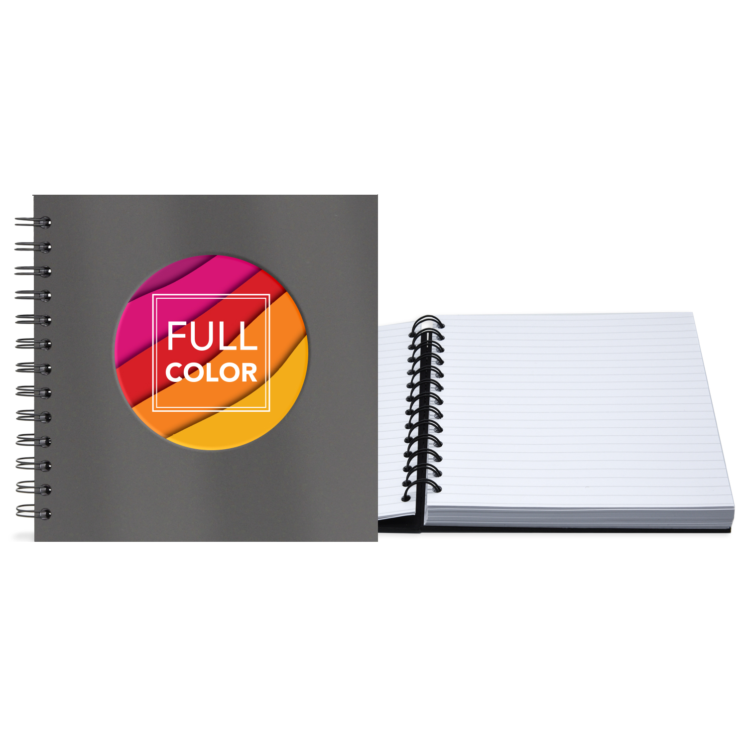7" x 7" Window Spiral Journal 1