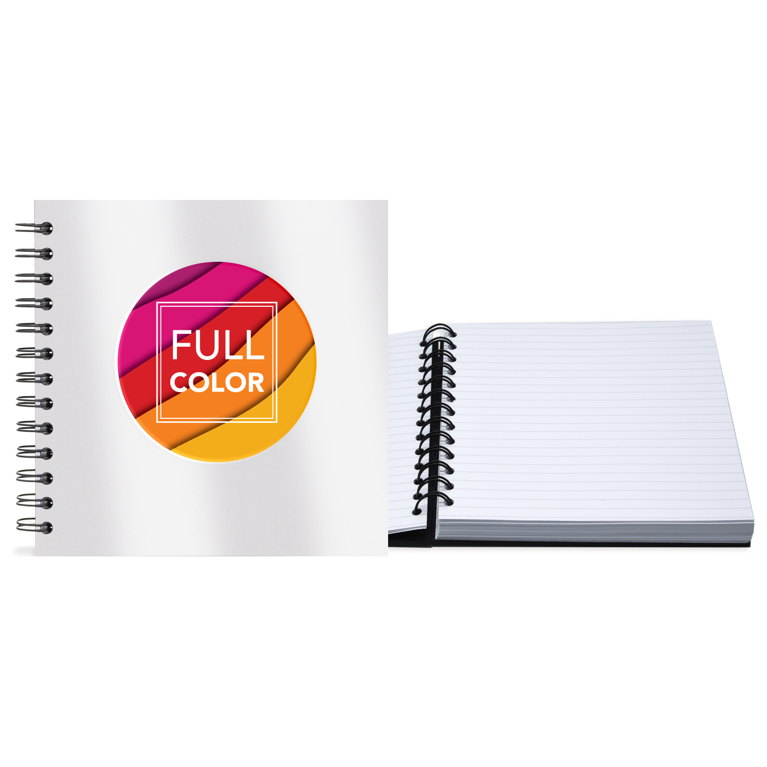 7" x 7" Window Spiral Journal 1
