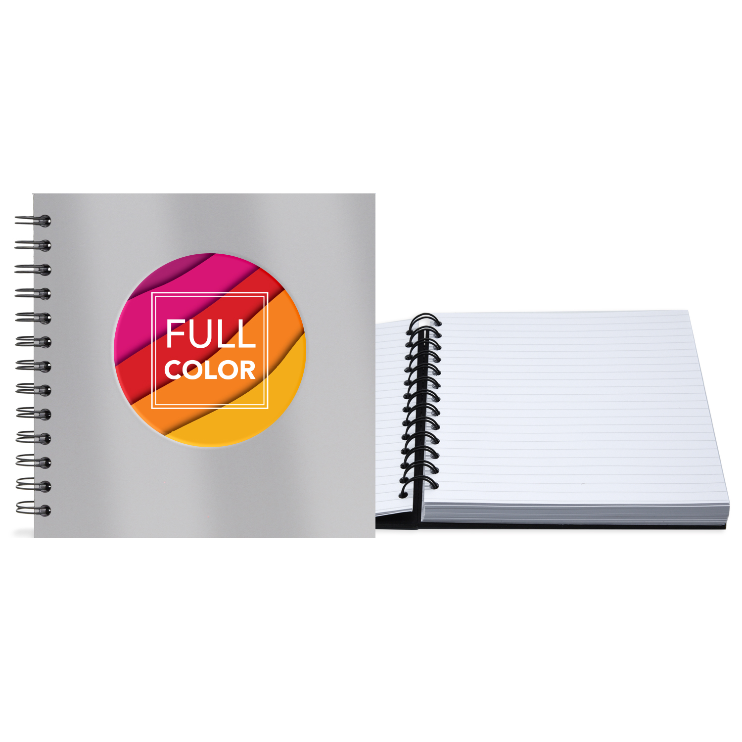 7" x 7" Window Spiral Journal 1