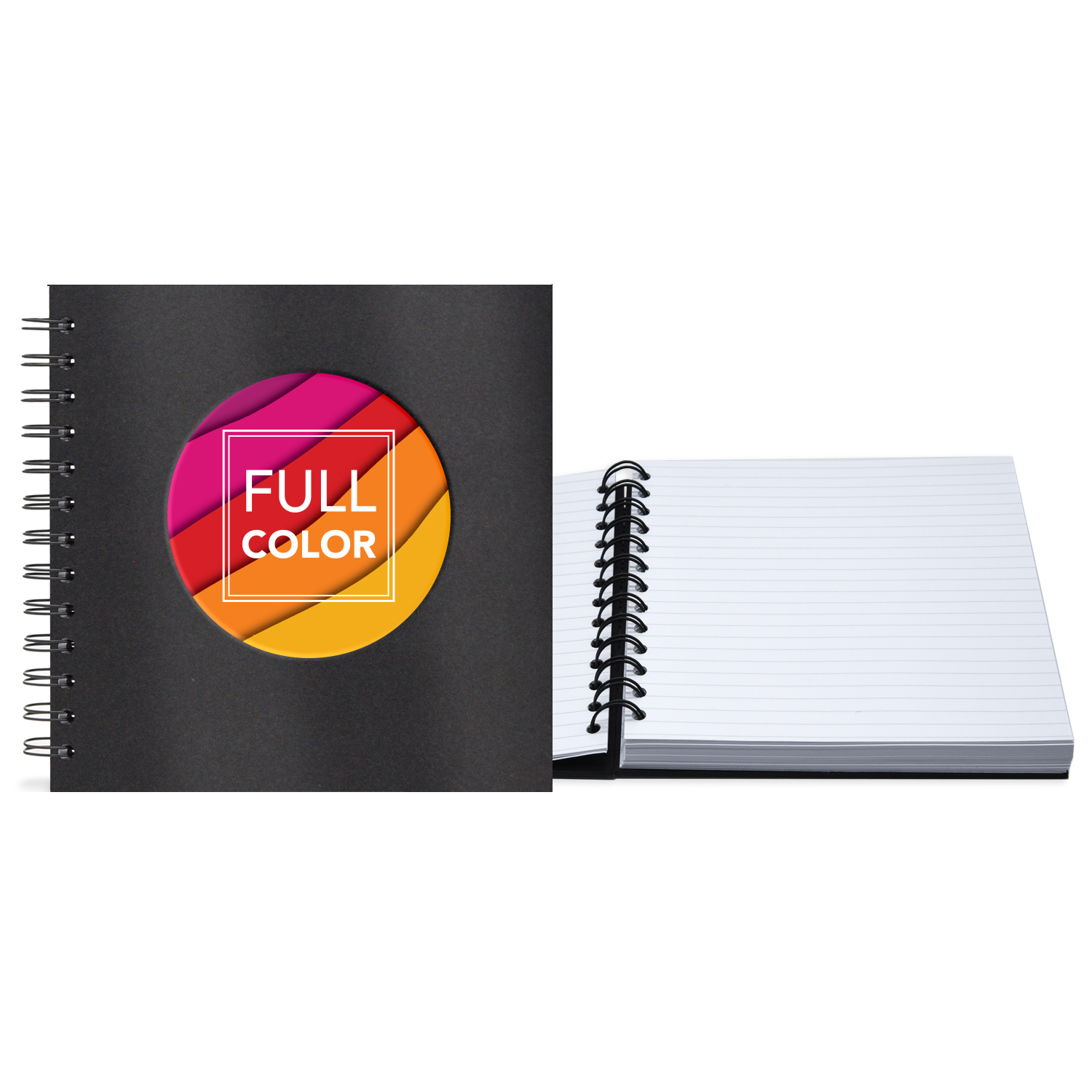 7" x 7" Window Spiral Journal 1