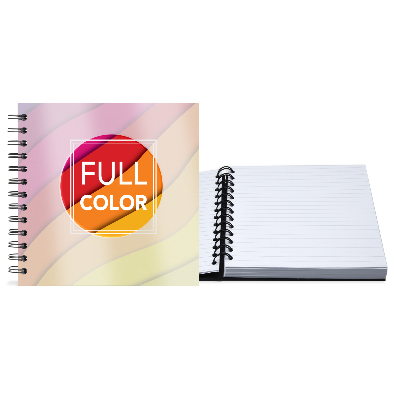 7" x 7" Window Spiral Journal 1