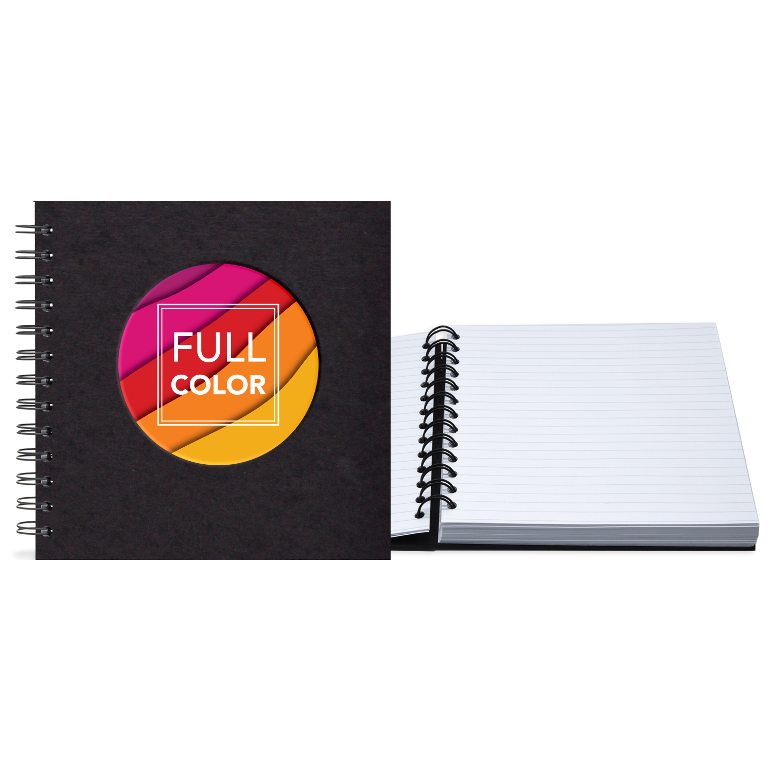 7" x 7" Window Spiral Journal 1