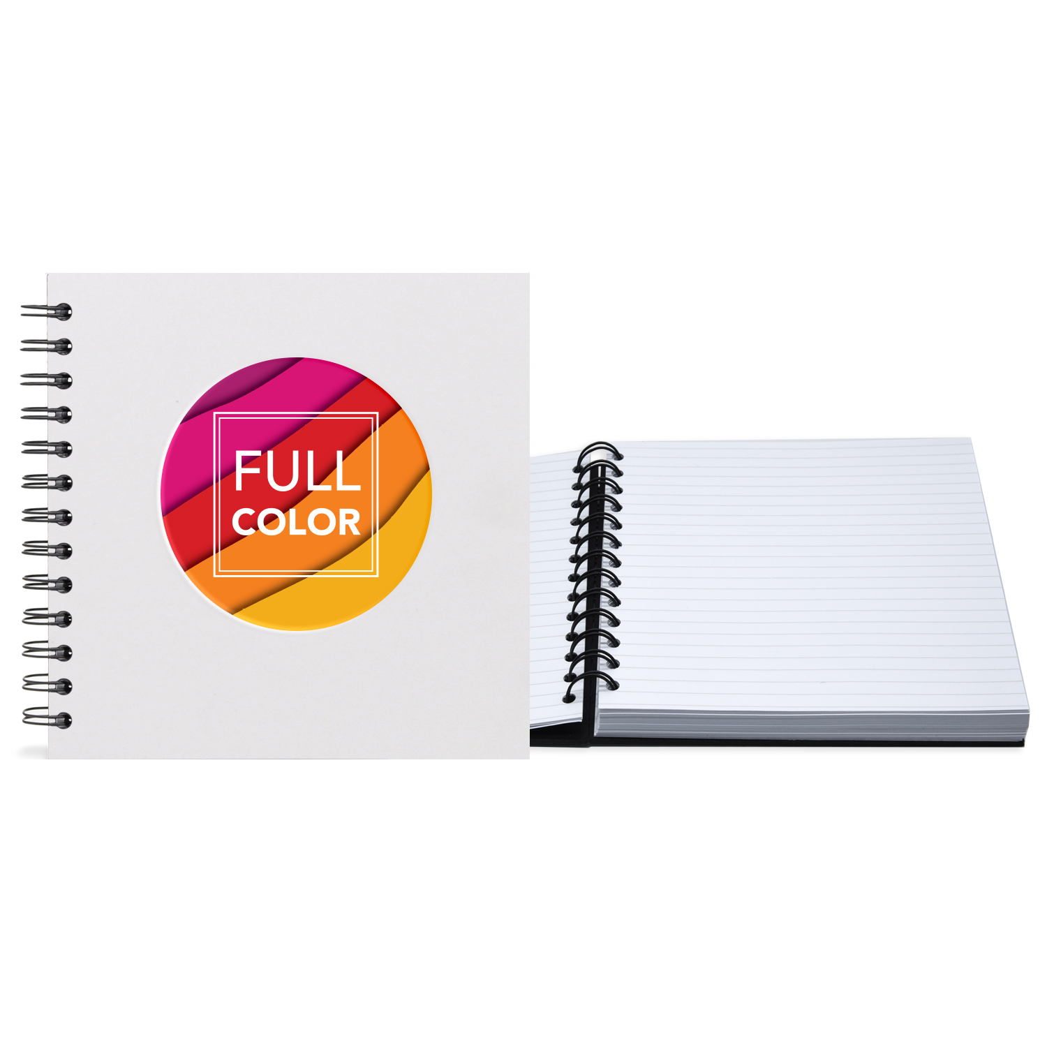 7" x 7" Window Spiral Journal 1